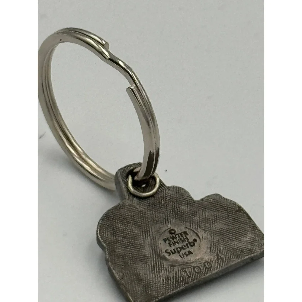 Grand Canyon Railway Keychain‎ Charm Superb Pewter Finish Steam Locomotive Train